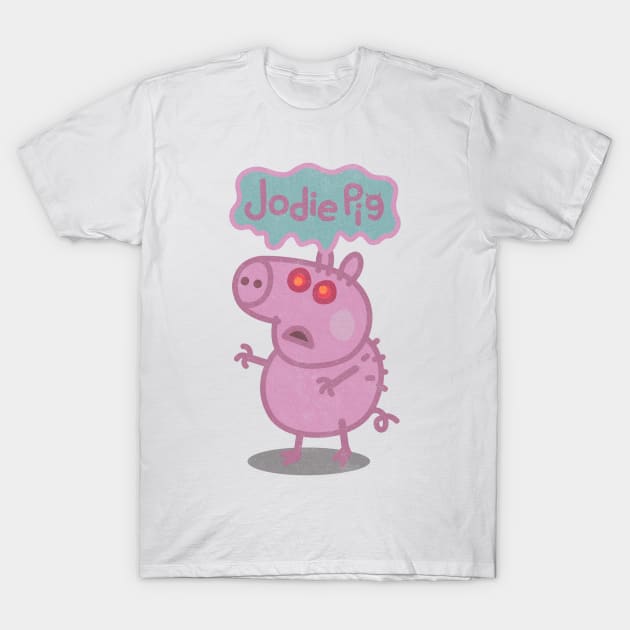 Jodie Pig T-Shirt by BrownWoodRobot